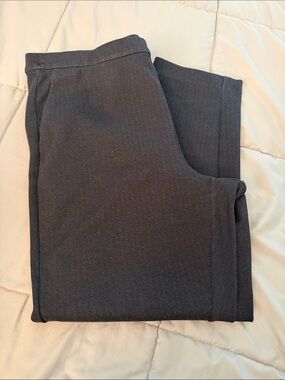 VPL Dark Charcoal Knit Tapered Pants